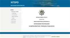 Desktop Screenshot of ntspo.e-wspol.edu.pl